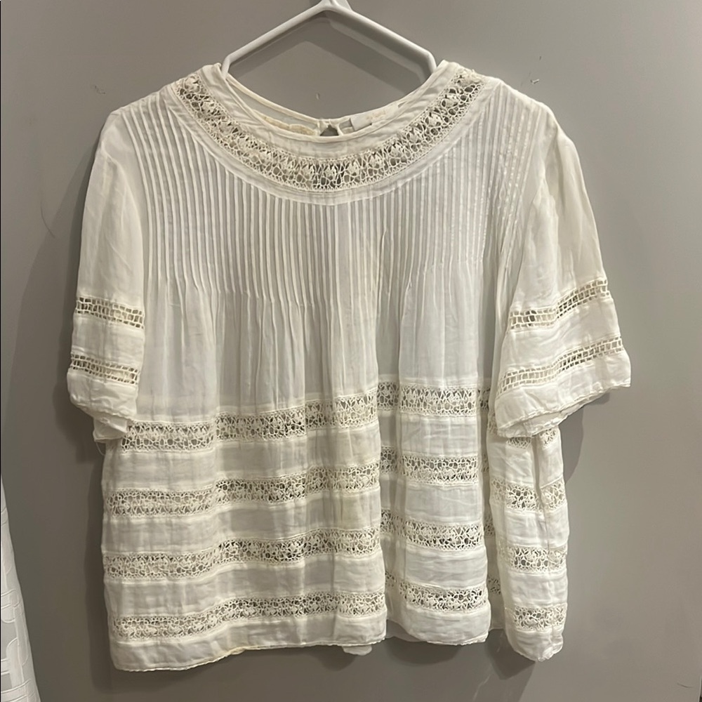 Wilfred White Lace Blouse